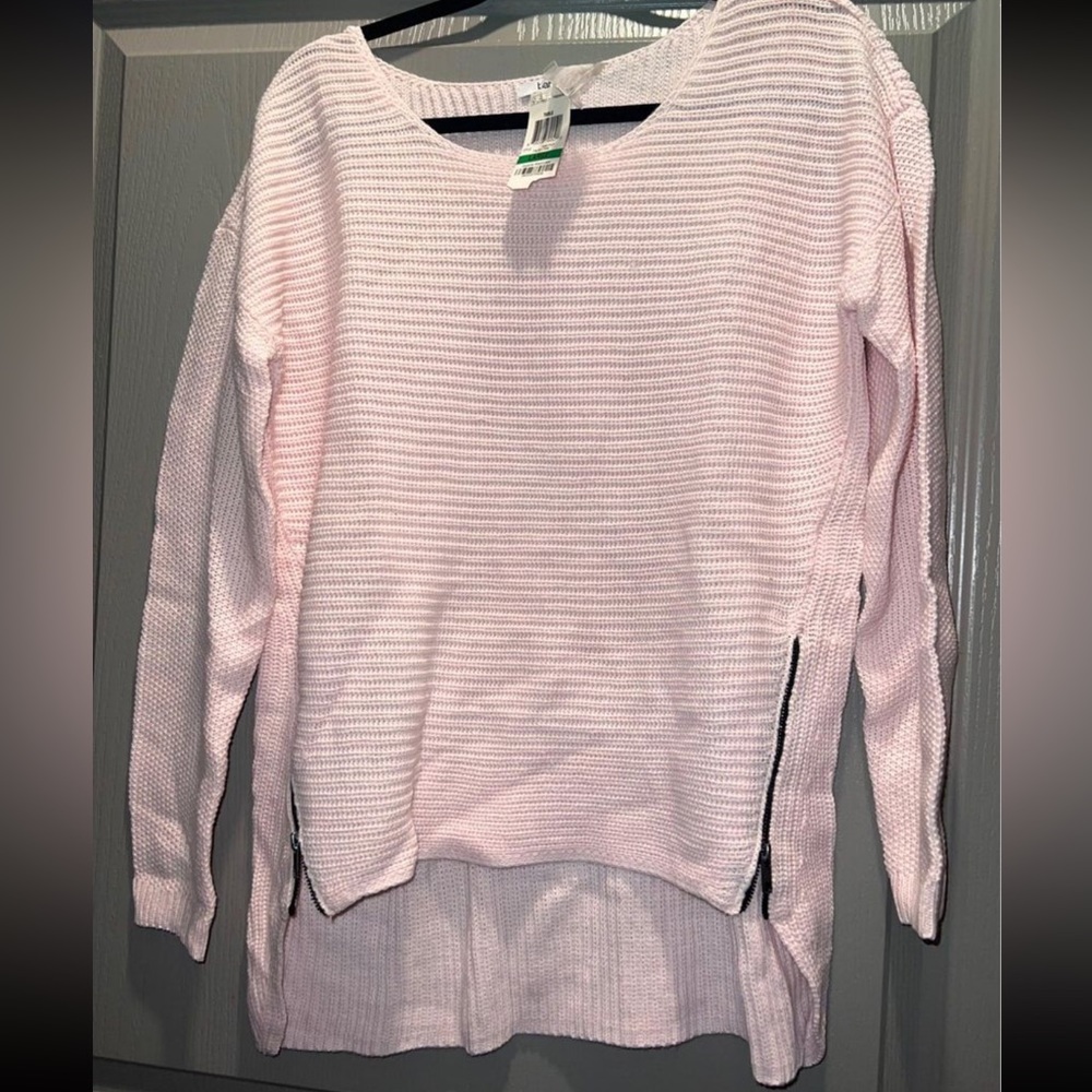 Bar III Sweater with zippers on the sides